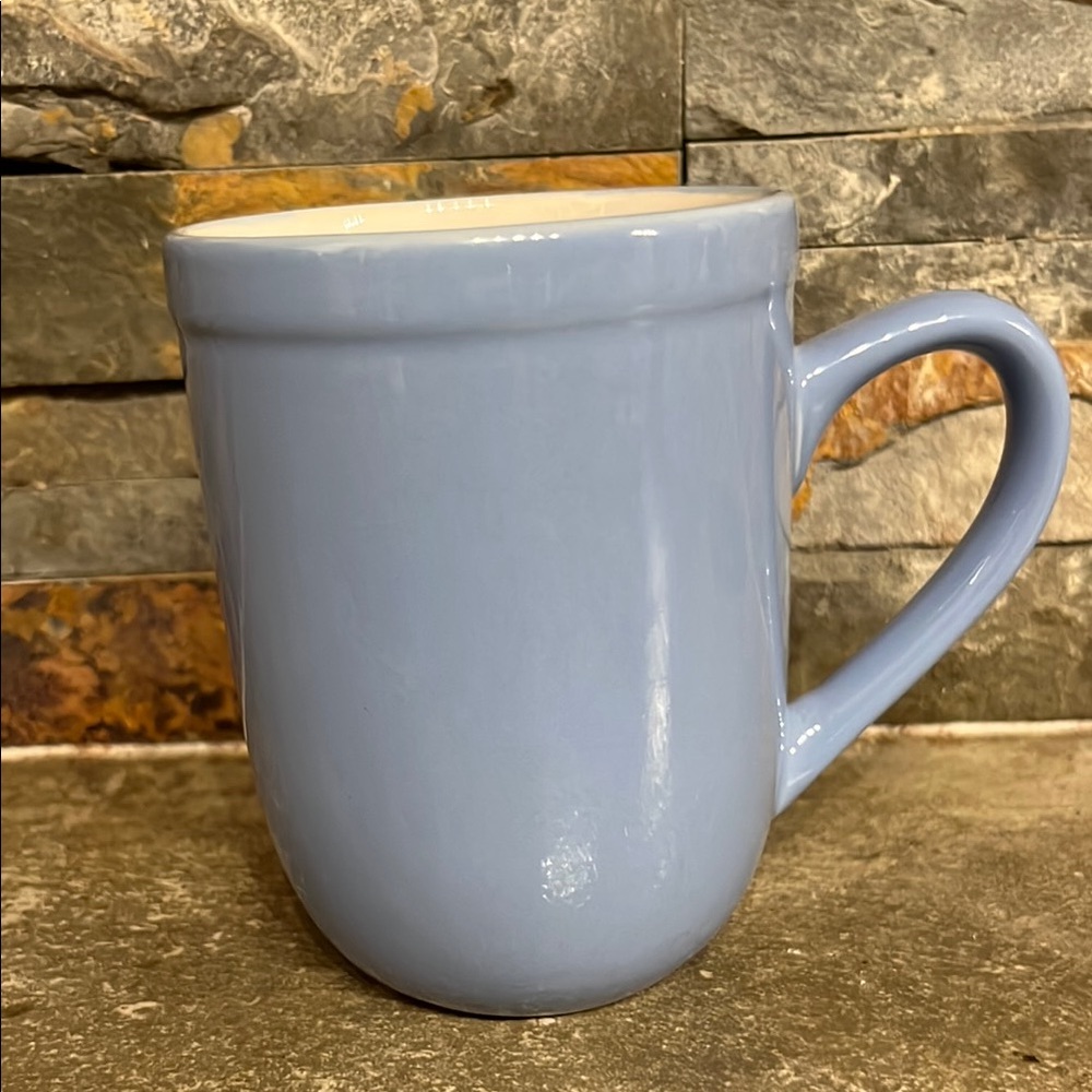 Gibson Baby Blue Coffee Tea Mug dishwasher oven safe